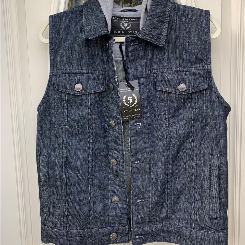 Denim / Jean Hooded Vest